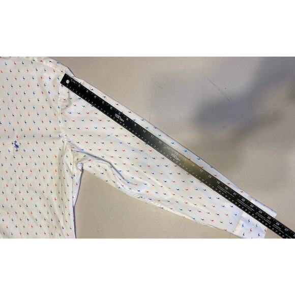 Tailorbyrd Shirt Mens XXL White Flamingo AOP Button Up Flip Cuff Office Party - Picture 9 of 13